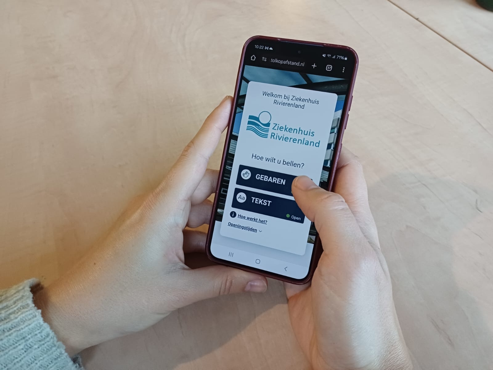 Bellen Met Teletolk Van Tolkcontact